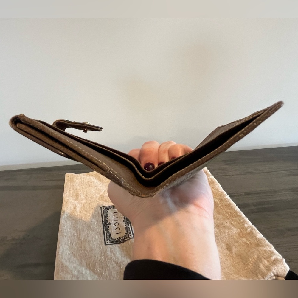 Gucci - Wallet - Vintage GG Logo Supreme Monogram Limited Edition Sherry Line - Picture 11 of 16